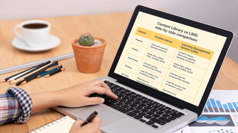 What’s the Difference Between a Content Library and an LMS
